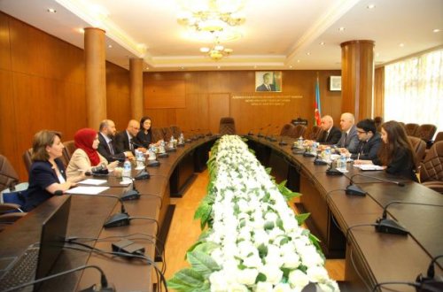 Şurada beynəlxalq təşkilatların rəhbərləri ilə görüş keçirilib - FOTOLAR