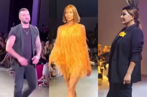Айгюн Кязымова вышла на подиум в Нью-Йорке - ВИДЕО