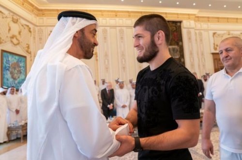 Abu Dabinin şahzadəsi Həbib Nurməhəmmədovla görüşdü – FOTO