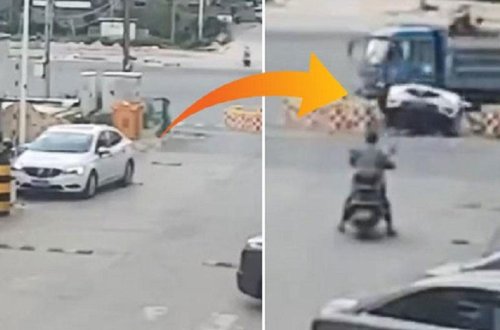 Ata 6 yaşlı oğlunu maşında tək qoymağa peşman oldu - VİDEO