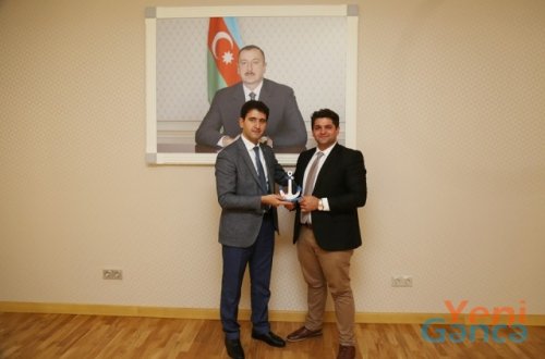 Naqif Həmzəyev Kipr-Azərbaycan Diaspora Mərkəzinin həmsədri ilə görüşüb