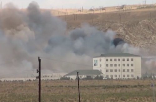 Silah anbarında PARTLAYIŞ - 4 hərbçi yaralandı