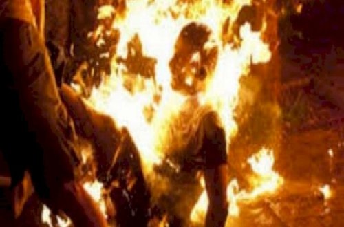 Ər keçmiş arvadının üzərinə benzin töküb yandırdı – Bakıda dəhşət