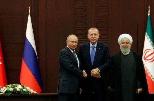 Путин процитировал Коран в присутствии Эрдогана и Роухани - ВИДЕО