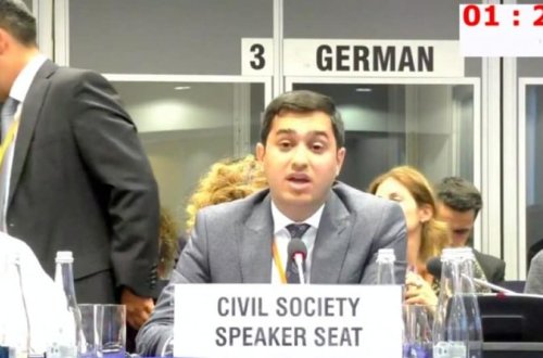 Fərid Şahbazlı ATƏT-in İllik Toplantısında Azərbaycanda medianın vəziyyətindən danışıb