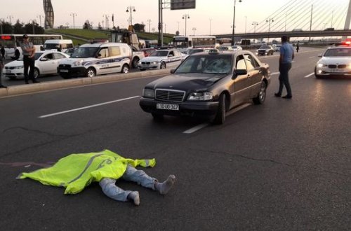 Avtomobilin vurduğu piyada hadisə yerində öldü – FOTO/VİDEO