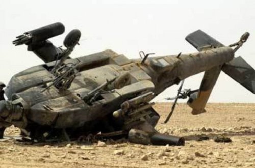 Bakıda helikopter qəzaya uğradı - Pilot ağır xəsarət alıb