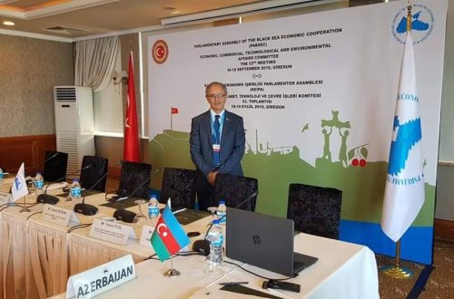 Əflatun Amaşov QDİƏT PM-in komitəsinin iclasında çıxış edib