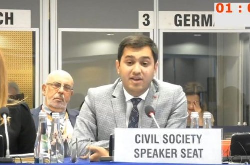 Fərid Şahbazlı ATƏT-də çıxış etdi: “Azərbaycanda QHT-lər dövlətin əsas tərəfdaşıdır”