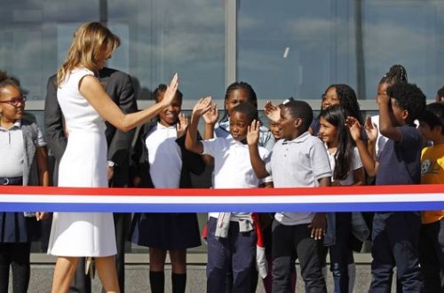 Washington Anıtı'nın açılışında Melania Trump - VIDEO