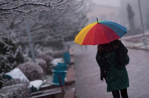 Sabahın havası: şimşək, dolu, sulu qar