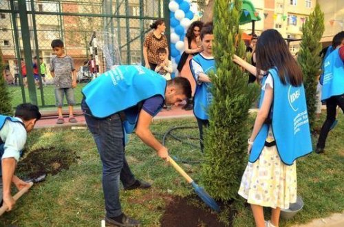 По инициативе Лейлы Алиевой благоустроен еще один двор - ФОТО