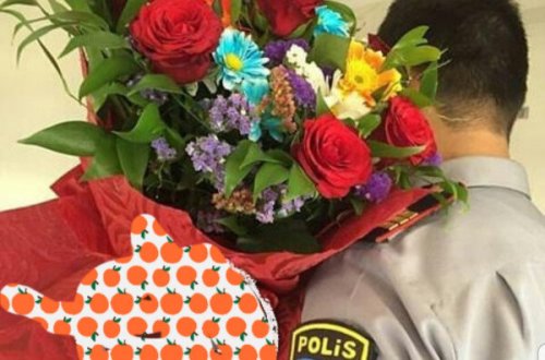 Azərbaycanda 21 yaşlı qız polis rəisini qayçı ilə yaraladı