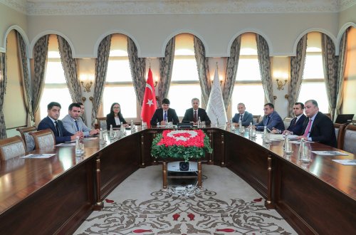 Dövlət Komitəsinin sədri Fuad Muradov İstanbul valisi ilə görüşüb