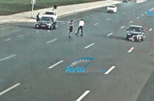 В Баку автомобиль раздавил пожилого мужчину - ВИДЕО