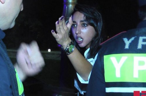 Нетрезвая водительница отказалась подчиниться полиции - ФОТО