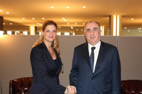 Эльмар Мамедъяров встретился с министром иностранных дел Румынии