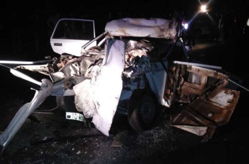 Azərbaycanda 5 nəfərin öldüyü dəhşətli qəzadan görüntülər - VİDEO