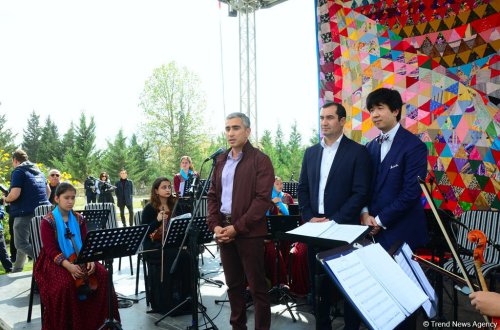 Nəsimi festivalı çərçivəsində Şamaxıda təntənəli tədbir keçirilib - FOTOLAR