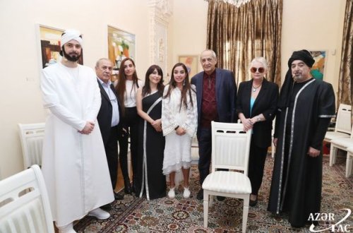 Leyla Əliyeva və Arzu Əliyeva “LEYLA. FONS VITAE” poeziya tamaşasının təqdimatında - FOTO