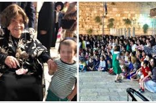 104 yaşını 400 nəvə-nəticəsi ilə qeyd etdi - Fotolar