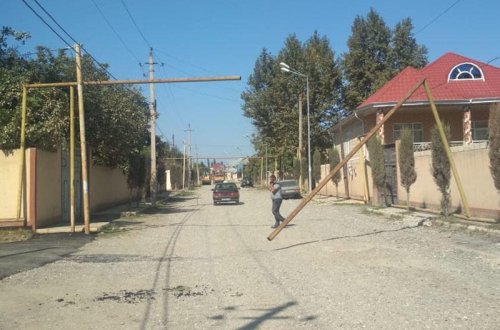 Avtomobillə qaz xəttini zədələdilər, 400 abonent qazsız qaldı
