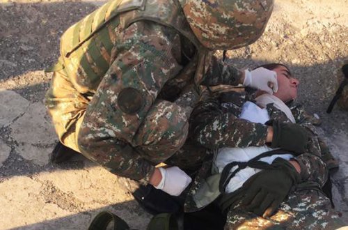 Ermənistan hərbçisi Azərbaycanla sərhəddə yaralandı
