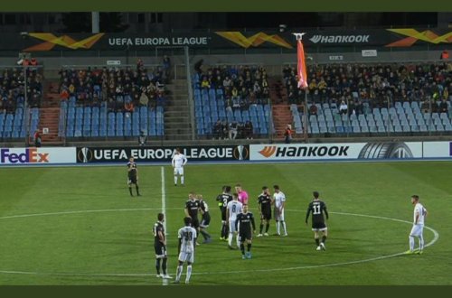 “Qarabağ”a qarşı təxribatın təfərrüatları: Dron eyvandan idarə olunub - STADİONDAN VİDEO