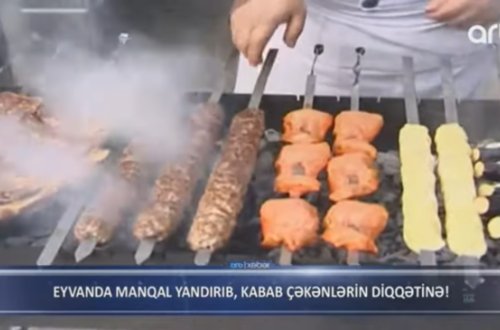 Eyvanında kabab çəkənlərin nəzərinə: Ocağınız hər an söndürülə bilər – VİDEO