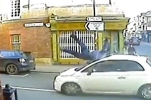 В Геранбое автомобиль сбил пешехода