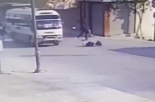 В Сиязане автобус сбил школьницу - ВИДЕО