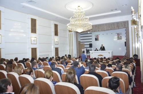 AĞSTAFA REGİONAL MƏDƏNİYYƏT İDARƏSİ AKTİV SOSİAL ŞƏBƏKƏ İSTİFADƏÇİLƏRİNİN İŞTİRAKI İLƏ “QARABAĞ AZƏRBAYCANDIR VƏ NİDA” MÖVZUSUNDA KONFRANS KEÇİRDİ