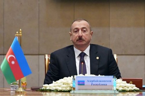 İlham Əliyev MDB Dövlət Başçıları Şurasının geniş tərkibdə iclasında - FOTO