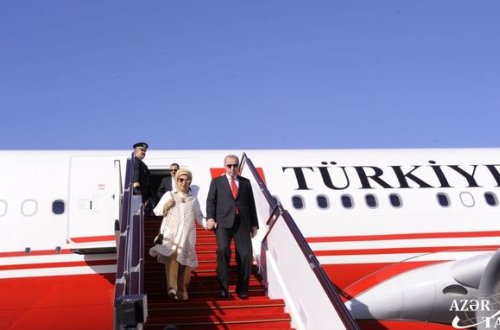 Ərdoğanın Azərbaycana səfəri başladı - FOTO