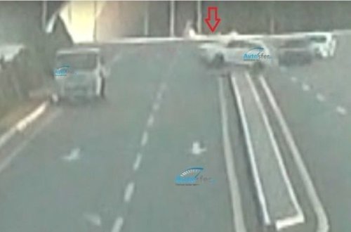 Злоключения водителя попали на камеру - ВИДЕО