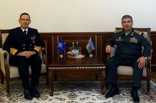 Zakir Həsənov NATO/SHAPE Tərəfdaşlıq İdarəsinin rəisi ilə görüşüb