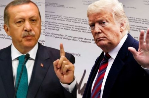 Ərdoğan Trampın məktubunu zibil qutusuna atdı - FOTO