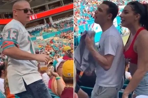 Oyun izləməyə gedən model həyatının şokunu yaşadı - FOTOLAR