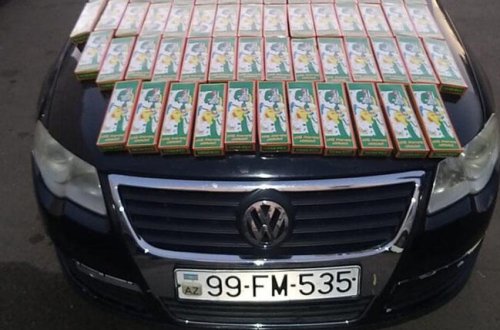 Gürcüstandan qanunsuz yolla gətirilən pirotexniki vasitələr aşkarlandı