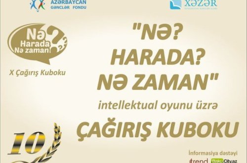 Bakıda 10-cu Çağırış Kuboku keçiriləcək