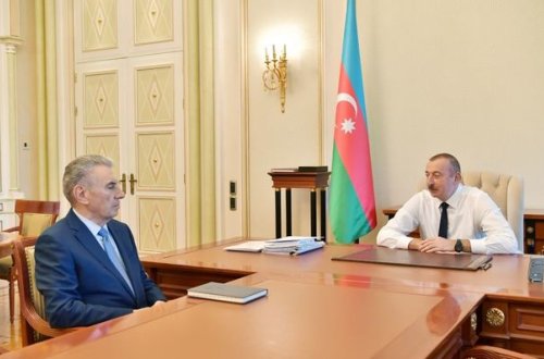 Ильхам Алиев принял Али Гасанова