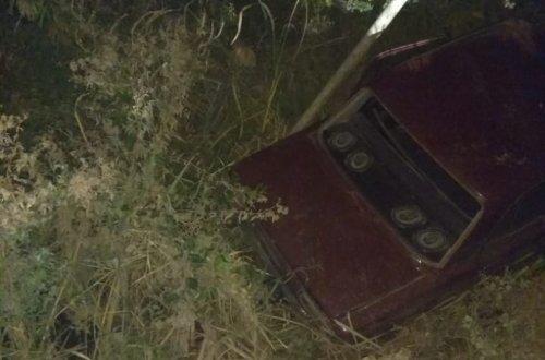 Xaçmazda avtomobil qəzası: qaz xətti yararsız hala düşdü