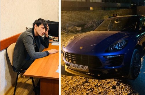 В Баку задержан мужчина, совершивший наезд на полицию на «Porsche» - ФОТО/ВИДЕО