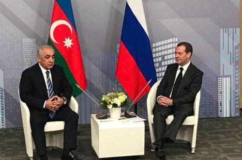 Али Асадов встретился с Дмитрием Медведевым - ФОТО