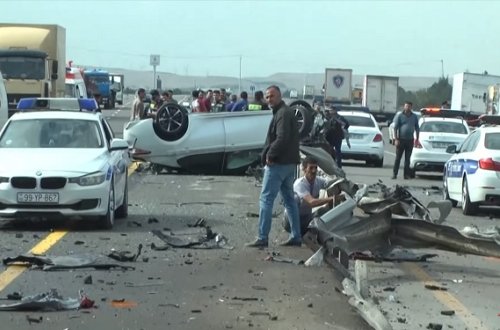 Azərbaycanda 15 yaşlı oğlanın öldüyü dəhşətli qəza anı — VİDEO
