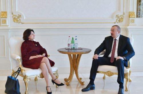 Prezident İlham Əliyev BMT Baş katibinin siyasi və sülh quruculuğu məsələləri üzrə müavinini qəbul edib