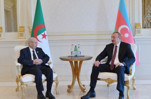 Azərbaycan və Əlcəzair prezidentlərinin görüşü olub - FOTO