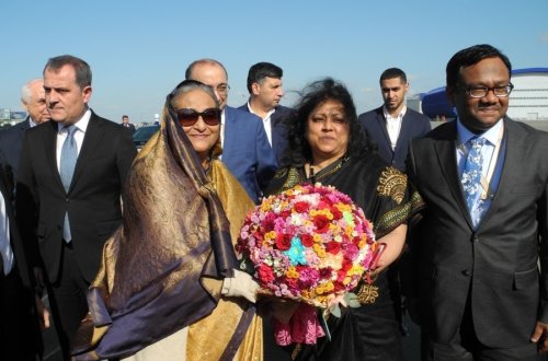 Banqladeşin Baş Nazirinin Azərbaycana səfəri başa çatıb