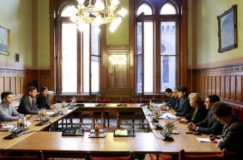 Фуад Мурадов на переговорах в Венгрии - ФОТО