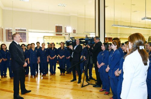 Prezident İlham Əliyev “Azərxalça” ASC-nin Qəbələ filialının açılış mərasimində iştirak edib - FOTO